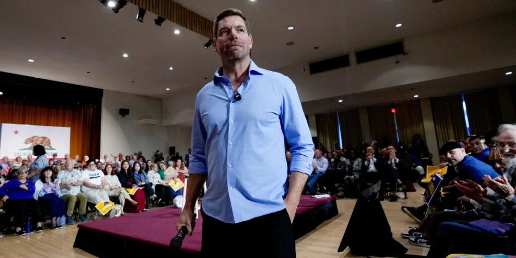 Eric Swalwell suspends campaign for California governor, rocking wide-open contest