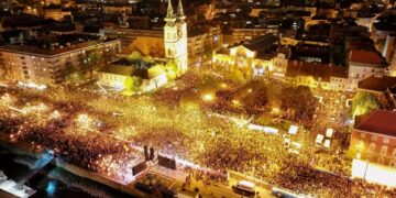 Photos: Hungarians Cheer Orbán’s Loss