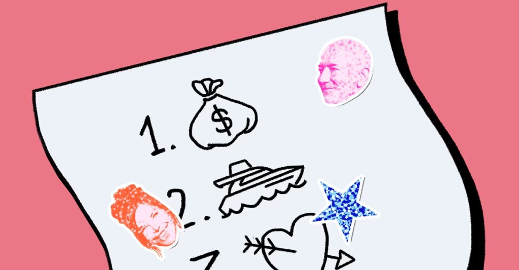 Gratitude Lists in the Style of Jeff Bezos and Lauren Sánchez Bezos