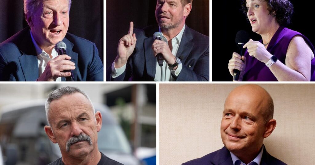 Chaos is the leader in California’s hot mess of a governor’s race