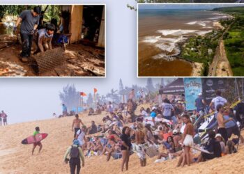 Dangerous water warnings hit trendy vacation spot after powerful storm pounds area