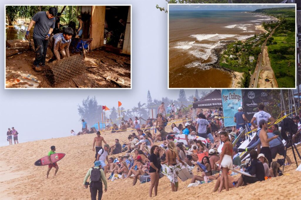 Dangerous water warnings hit trendy vacation spot after powerful storm pounds area