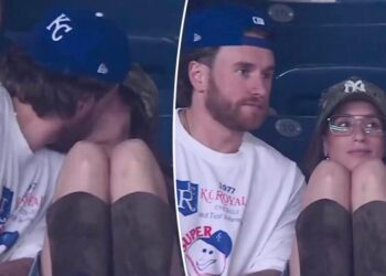 ‘Summer House’ stars Amanda Batula and West Wilson kiss, hold hands at Yankees game