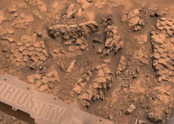 NASA’s Mars Rover Comes Across Formation That Looks Like the Scales of a Massive Cosmic Reptile