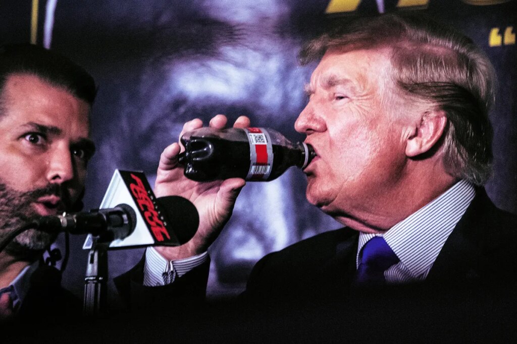 Trump Secretly Believes That Diet Coke Kills Cancer Cells Inside the Body