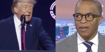 Trump’s ‘out there’ UFO rally outburst sets off laughter on MS NOW