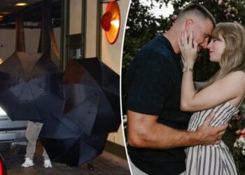 Taylor Swift and Travis Kelce make low-key entrance to NYC restaurant for pre-wedding outing