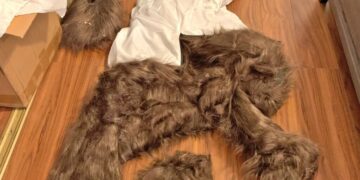 A bizarre insurance scam was exposed as ‘clearly a human in a bear suit’ damaging luxury cars