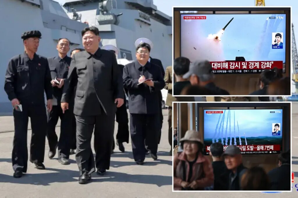 North Korea fires multiple ballistic missiles towards sea off its east coast
