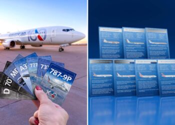 American Airlines revives 90s-era aircraft cards now trending across social media