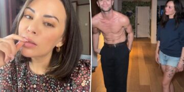 Janel Parrish and ‘DWTS’ pro Sasha Farber fuel romance rumors with spicy ‘salsa lessons’ video