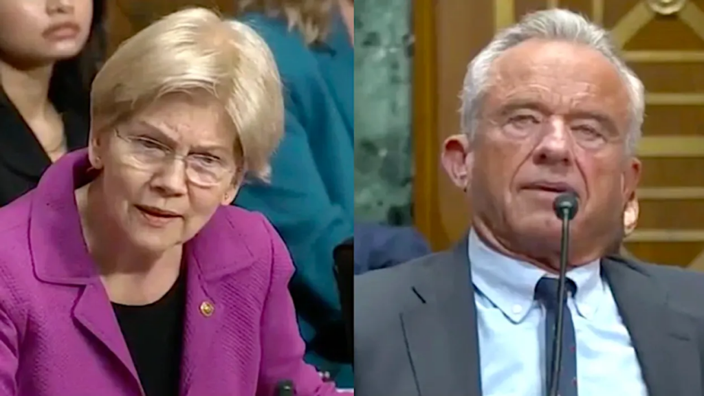 Elizabeth Warren and RFK Jr. engage in ‘fiery exchange’ over Trump’s ‘scam discounts’