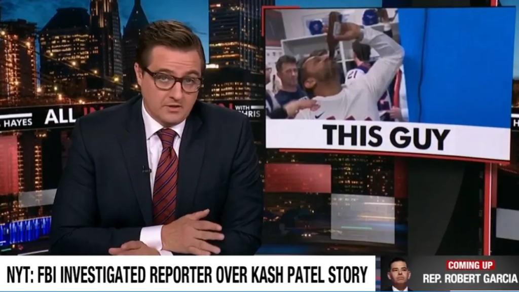 MS NOW’s Chris Hayes unveils mocking nickname as Kash Patel scandal deepens
