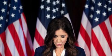 Kristi Noem criticized for government waterfront property after being ousted of DHS