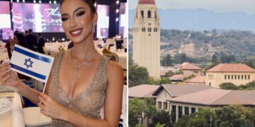 Miss Israel and IDF soldier harassed by ‘hateful’ agitators at Stanford event