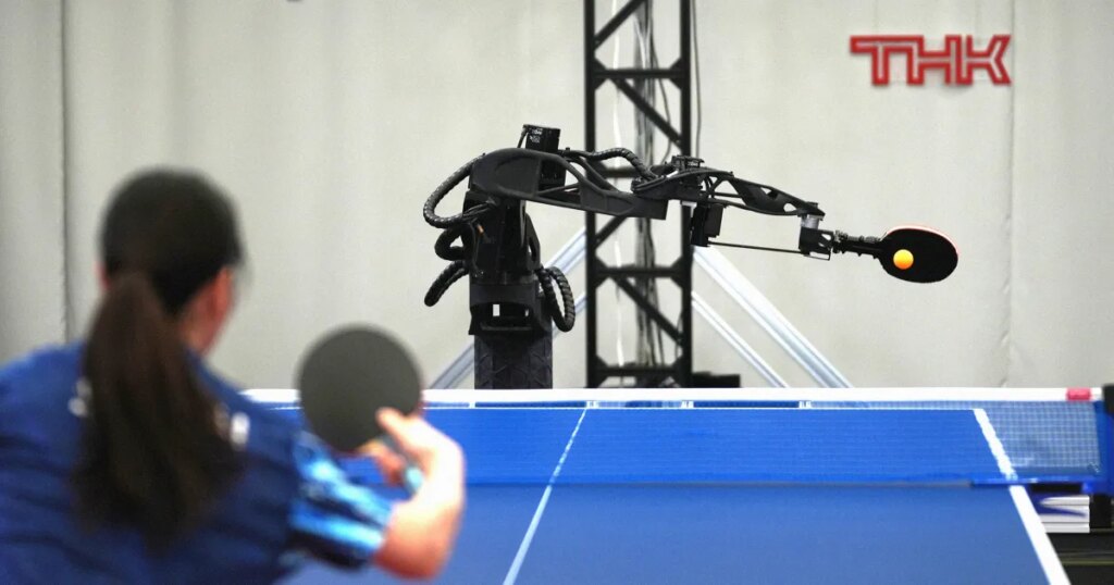 New AI-Powered Robot Can Destroy Human Champions at Ping Pong