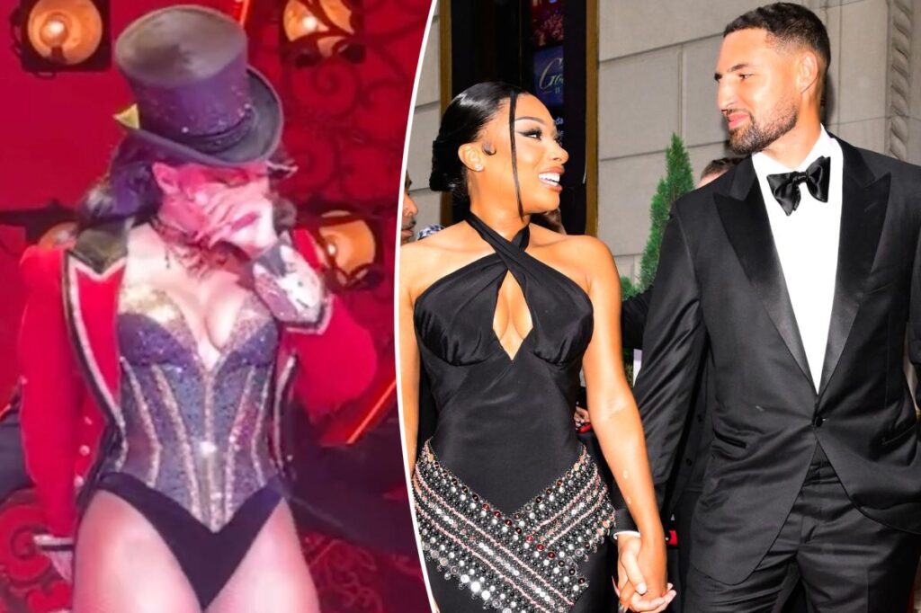 Megan Thee Stallion breaks down in tears during ‘Moulin Rouge’ Broadway performance after Klay Thompson split