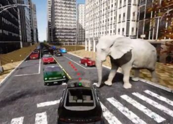 Mowing Down Simulated Elephants Could Help Self-Driving Cars Prepare For the Chaos of Real Life Streets