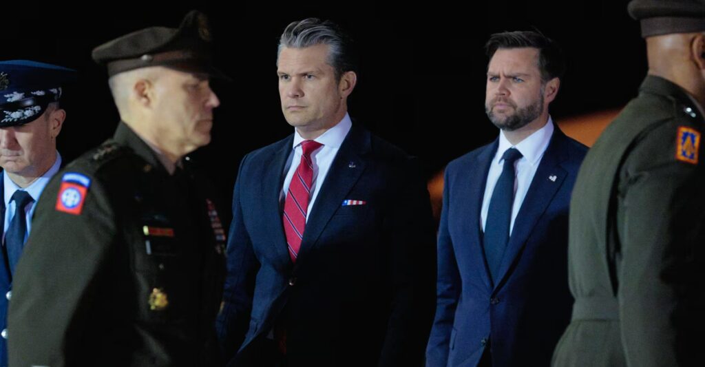 Vance Doubts the Pentagon’s Depiction of the Iran War