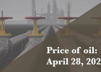 Current price of oil as of April 28, 2026