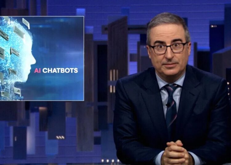 John Oliver Just Took the AI Industry Behind a Shed and Beat It With a Pipe Wrench