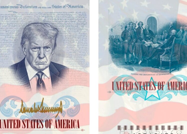 ‘Scary Day in America’: Democrats Criticize Plan for Trump’s Face to Appear on Some U.S. Passports