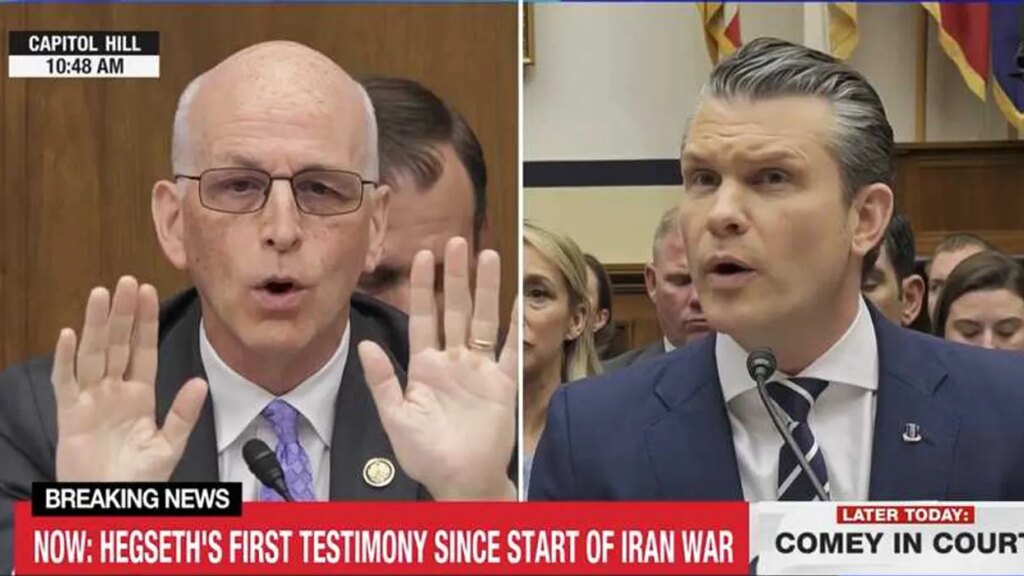 ‘Whoa, whoa, whoa’: Congressman cuts off Pete Hegseth in tense hearing