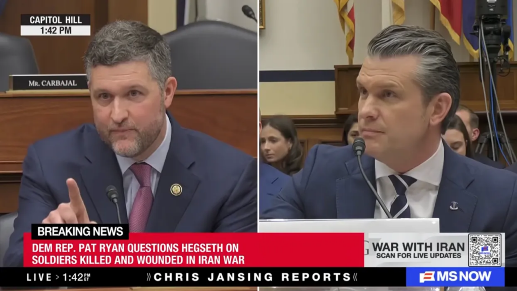 ‘Stop! Stop!’ Hegseth accused of ‘lying’ about Iran war in fiery hearing clash