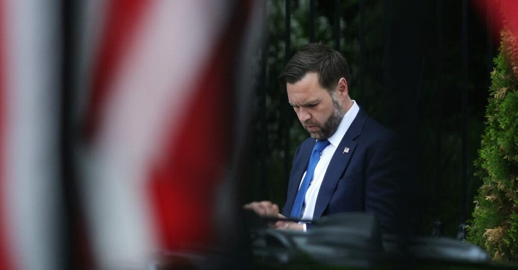 Vance Denies and Confirms Atlantic Reporting in One Breath