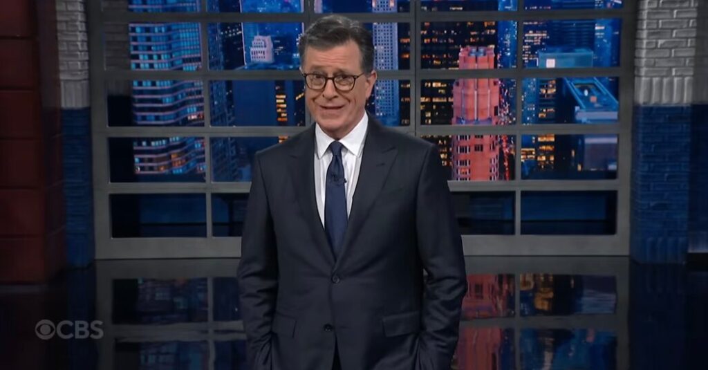 Stephen Colbert Delights in Trump’s ‘Ongoing Papal Feud’