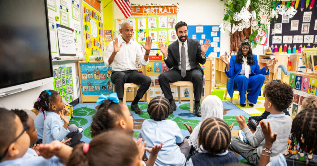 Mamdani Meets With Obama at Bronx Child Care Center