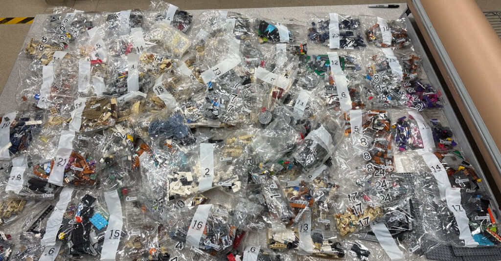 Man Charged in Lego Theft Scheme of Replacing Pieces With Pasta, Police Say