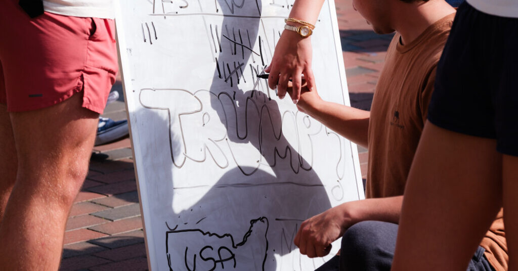 They’re Young. They’re Conservative. And They’re Split Over the War.