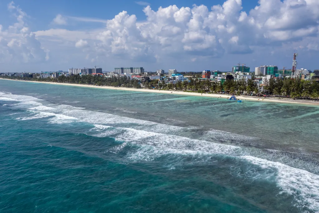 A beach in the Maldives