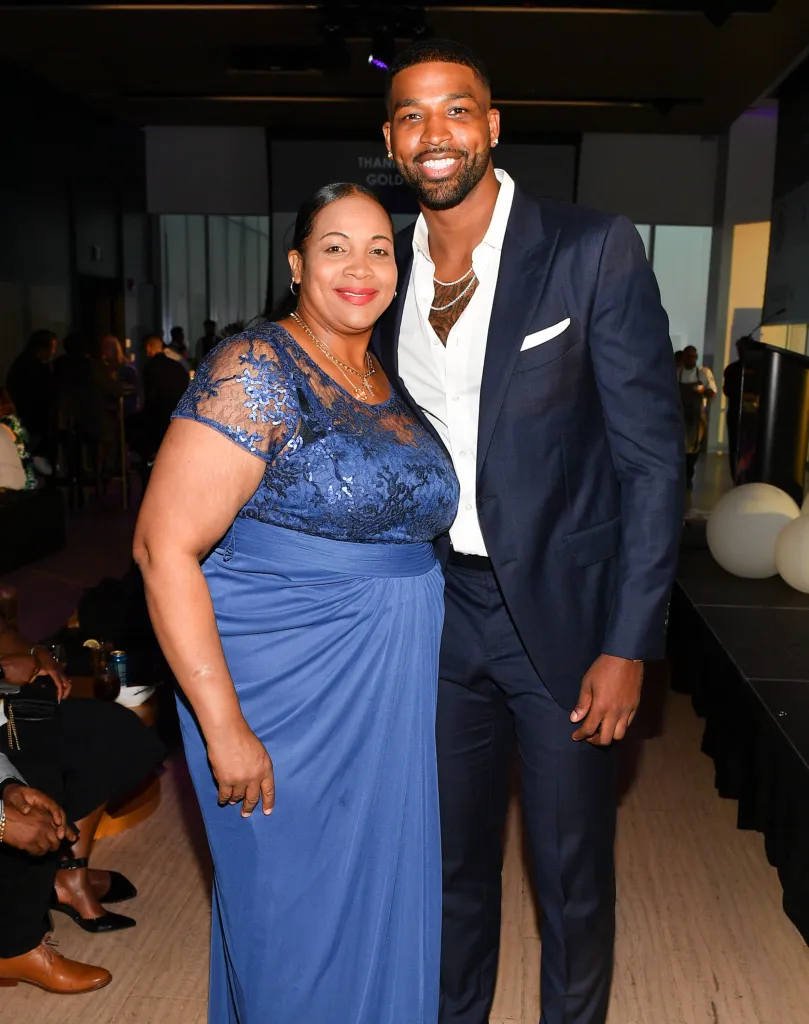 NBA Champion Tristan Thompson and his mother Andrea Thompson attend The Amari Thompson Soiree 2019 in support of Epilepsy Toronto.