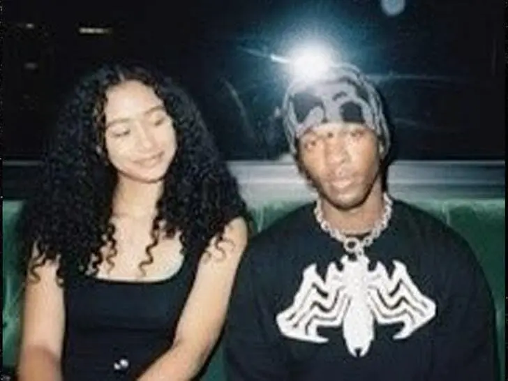 Social media photo of Celeste Rivas and rapper D4vd.