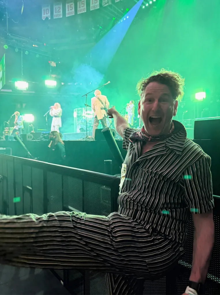 Stefan Pildes, aka Stefan Spins, at a concert.