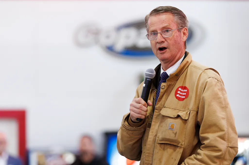 Rep. Tim Burchett (R-TN) speaks during a get out the vote event held in support of Republican congressional candidate Matt Van Epps on December 1, 2025 in Franklin, Tennessee. 
