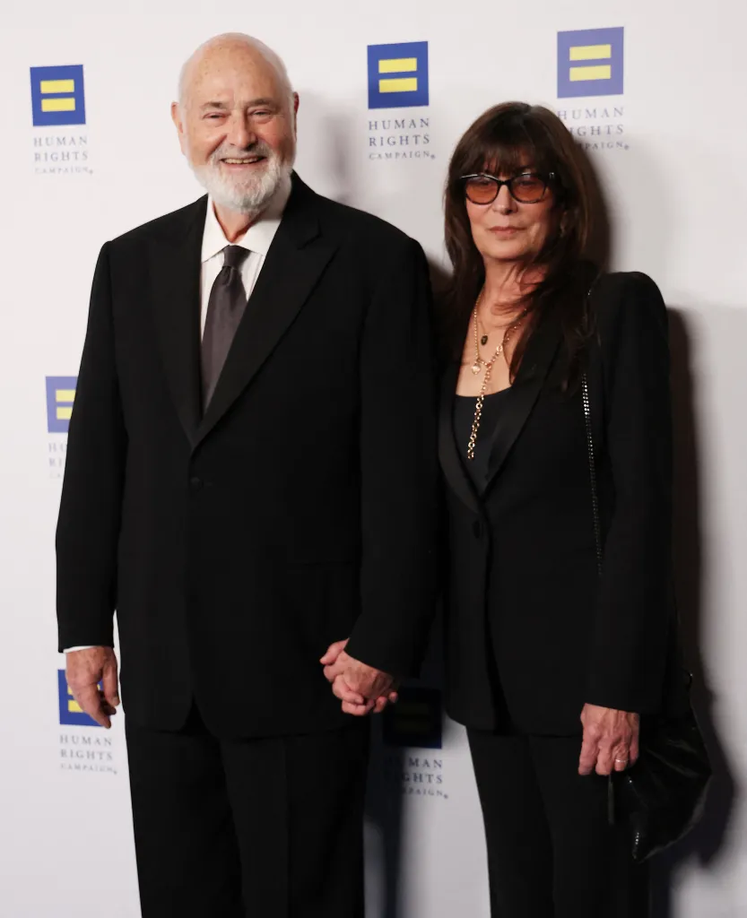 Rob Reiner and Michele Singer Reiner attend the Human Rights Campaign's 2025 LA Dinner.
