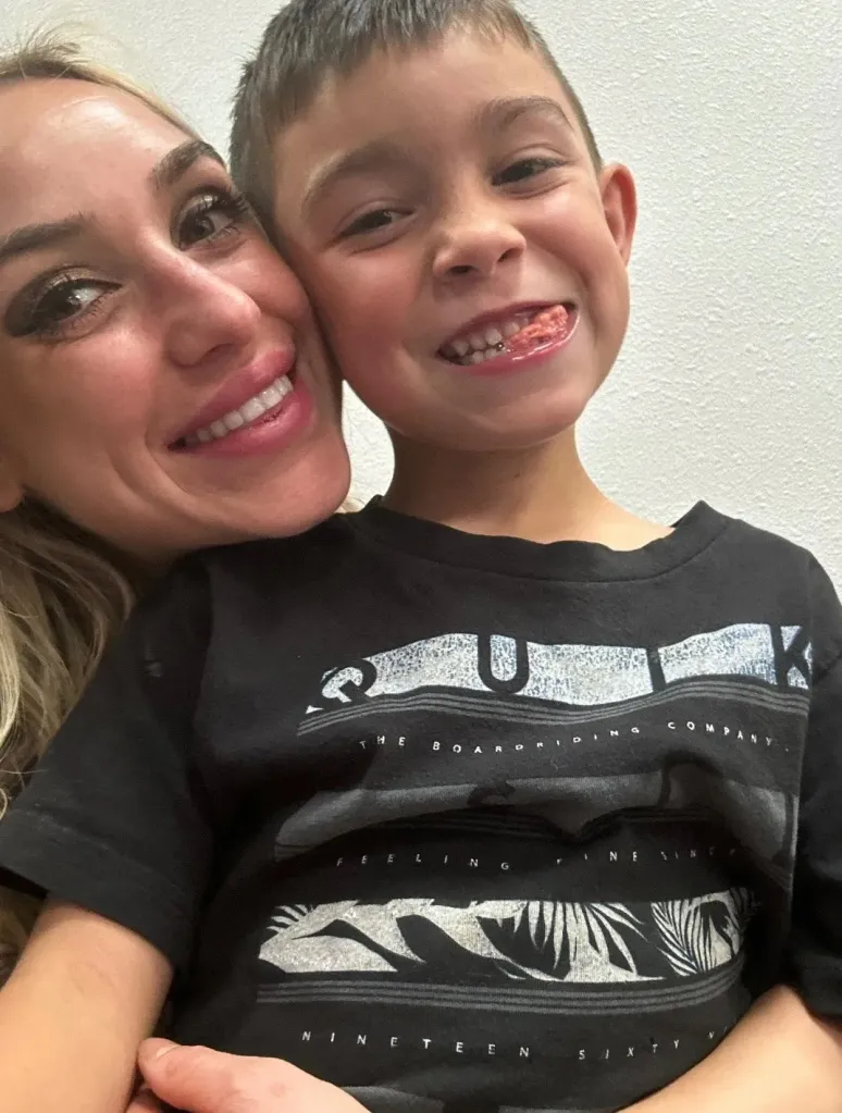 Marissa Herzog and her son, Josiah Divodi-Lessa