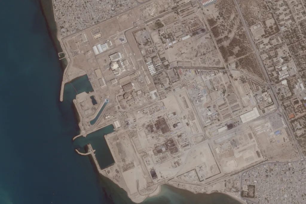 The Bushehr Nuclear Power Plant in Bushehr Province, Iran, on May 26, 2025.