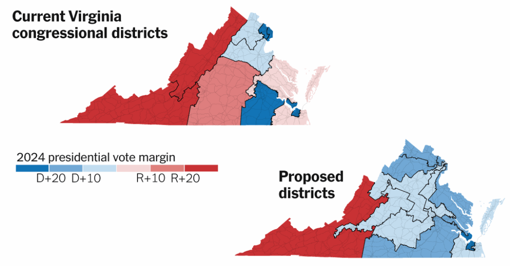 Virginia’s Redistricting Referendum Saw High Turnout in Early Voting