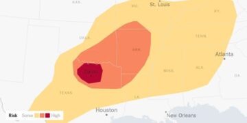 Very Large Hail Expected in Dallas as Severe Storms Sweep the South