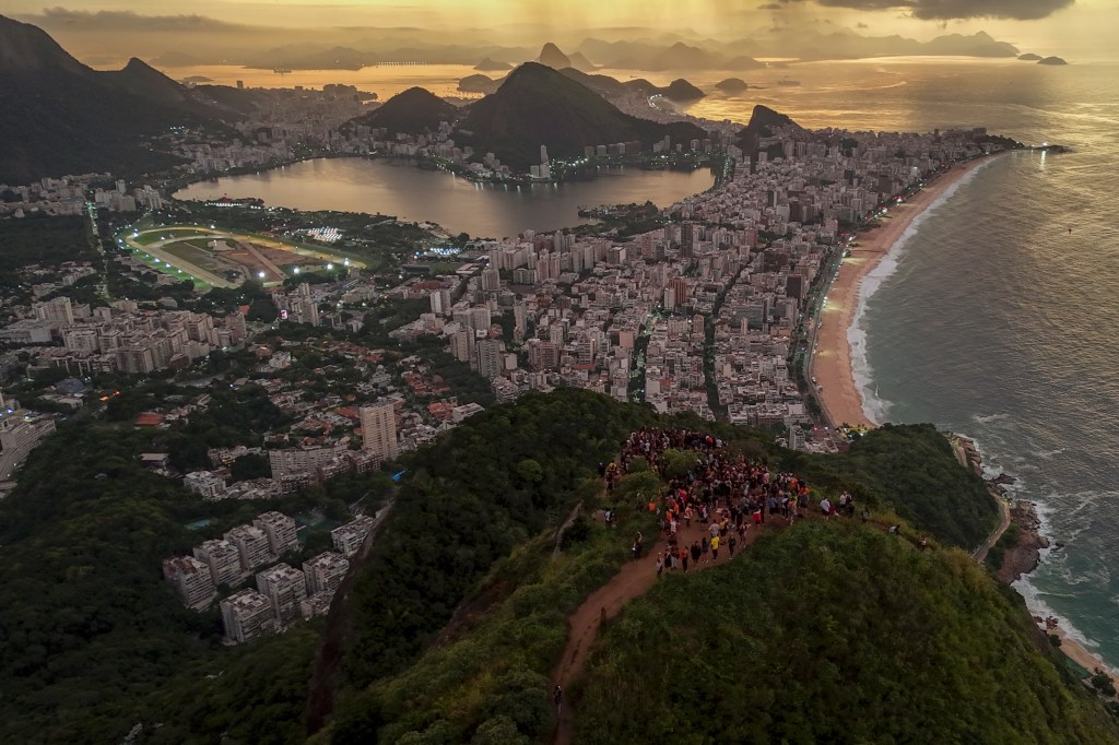 Morro Dois Irmaos offers stunning views of Ipanema Beach.