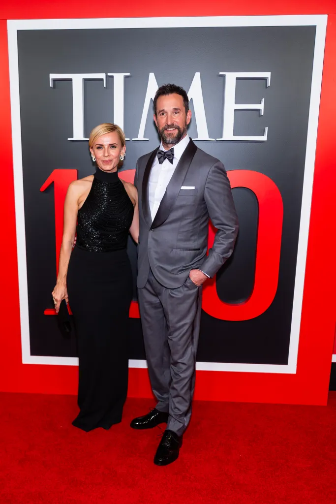 Sara Wells and Noah Wyle attending the Time100 Gala.