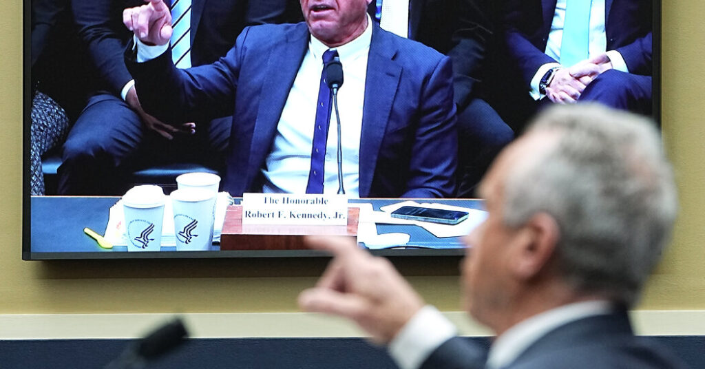 Kennedy Refuses to Commit to Backing New C.D.C. Director on Vaccines