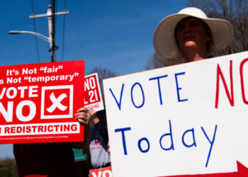 Anger Evident in Red Areas as Virginians Cast Their Votes