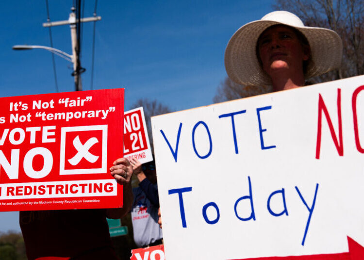 Anger Evident in Red Areas as Virginians Cast Their Votes