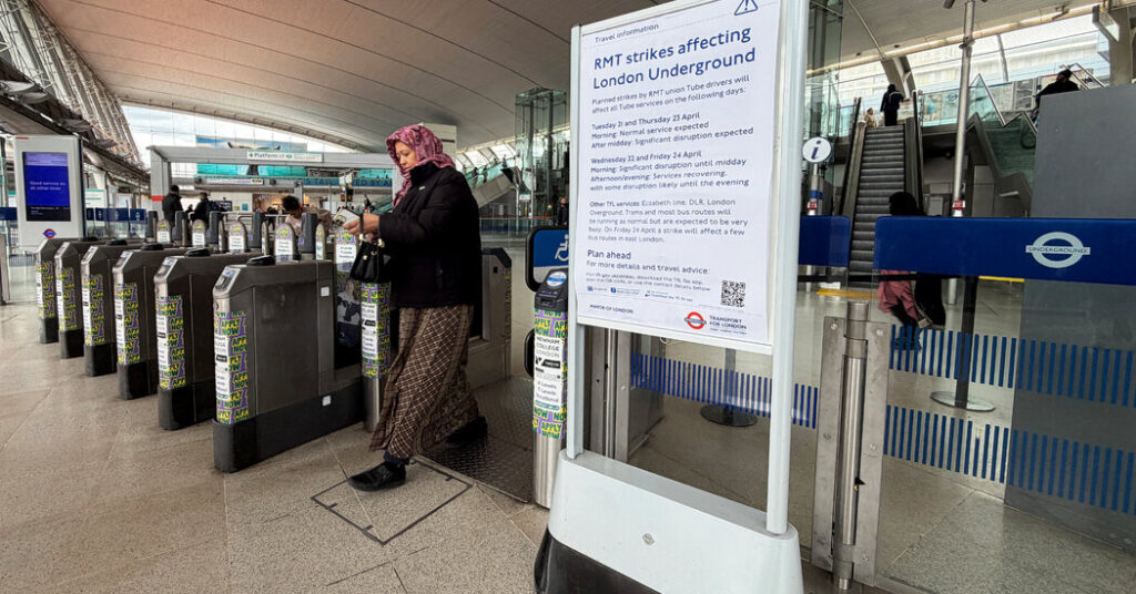 London Braces for Disruption From Tube Drivers’ Strike