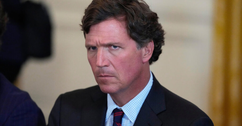 Tucker Carlson Says He Is ‘Tormented’ by His Past Support for Trump